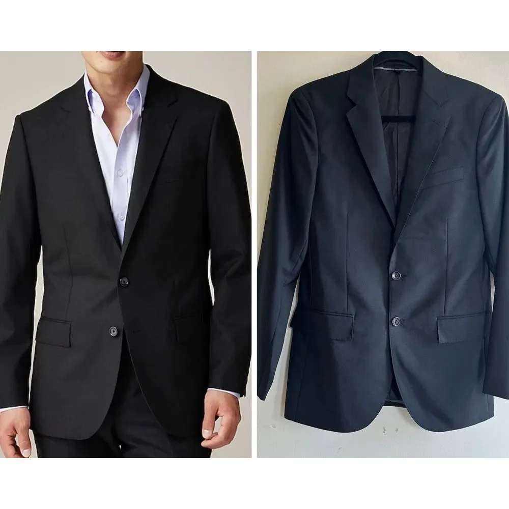New 2022 J Crew Ludlow Slim-fit Suit Jacket‎ Loro Piana Fine wool 36R $450 28130